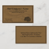 Kunststof, Natuur, Visitekaartje met aardklokken (Voorkant / Achterkant)