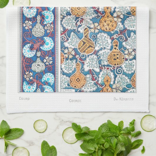 Kunststof nieuwe bloem  textielkunst theedoek (Gevouwen)