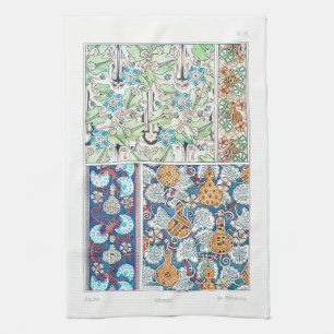 Kunststof nieuwe bloem  textielkunst theedoek