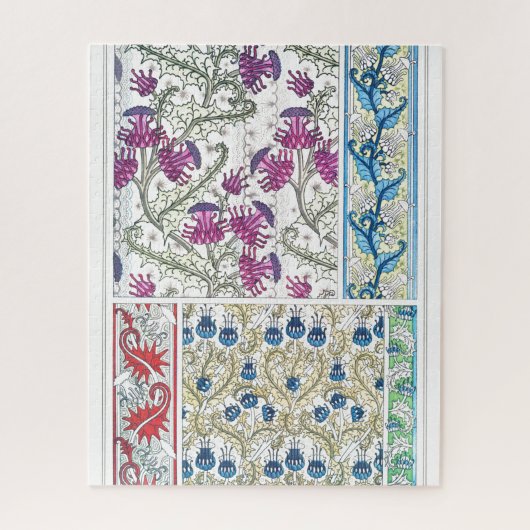 Kunststof nieuwe bloemen legpuzzel (Verticaal)