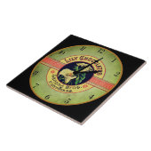 Kunststof nieuwe chocolade klokkeramiektegels tegeltje (Zijkant)