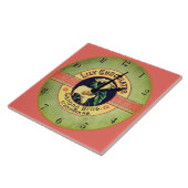 Kunststof nieuwe chocolakkeramische tegels tegeltje (Zijkant)