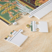 Kunststof nieuwe eekhoornvogel florale herfst legpuzzel (Zijkant)