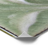 Kunststof nieuwe jugendstilbloem tegel kraakafwerk poster (Hoek)