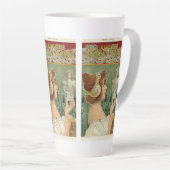 Kunststof nieuwe vrouw Frans art henri livemont Lo Latte Mok (Rechterhoek)