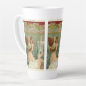 Kunststof nieuwe vrouw Frans art henri livemont Lo Latte Mok (Linkerhoek)