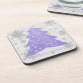 Kunststof Onderzetter van lavender Festive (Linkerzijde)