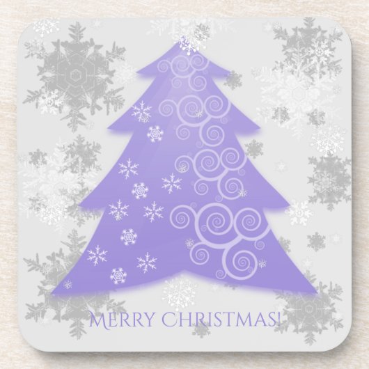 Kunststof Onderzetter van lavender Festive (Voorkant)