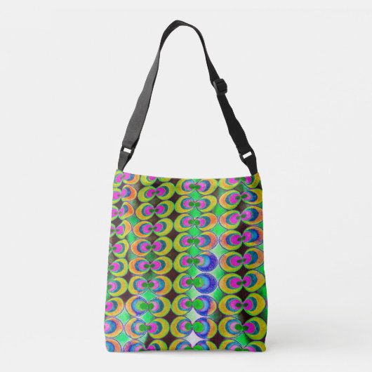 Kunststof pop crossbody tas (Achterkant)