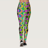 Kunststof pop leggings (Achterkant)