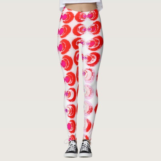 Kunststof pop leggings (Voorkant)