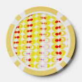 Kunststof pop poker chips (Achterkant)