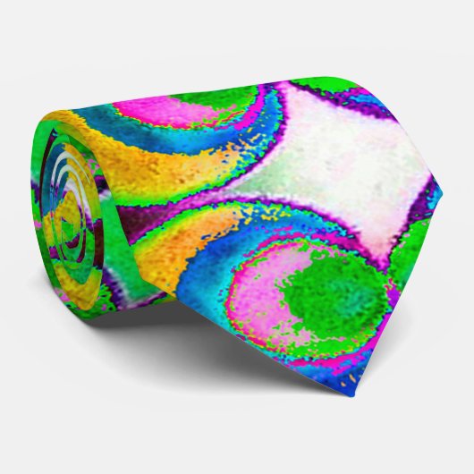 Kunststof pop stropdas (Opgerold)