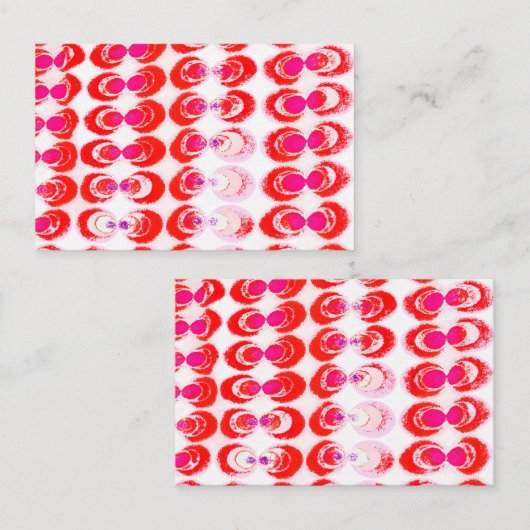 Kunststof pop visitekaartje (Voorkant / Achterkant)