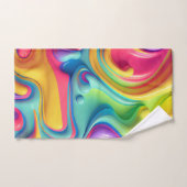 Kunststof regenboog vloeibare vormen bad handdoek (Handdoek)
