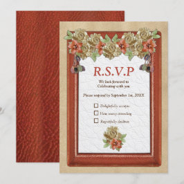 Kunststof RSVP Kaart