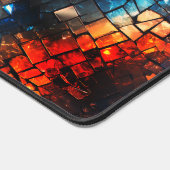 Kunststof stapel van bakstenen bureaumat (Hoek)