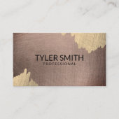 Kunststof tweetone metaal visitekaartje (Voorkant)