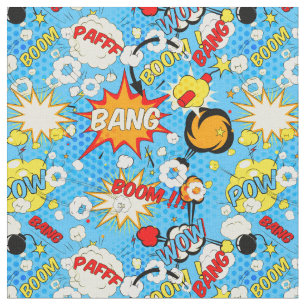 Kunststof uit Comic Book Pop Stof