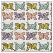 Kunststof van Butterfly Inspirerend Word Stof (Swatch)