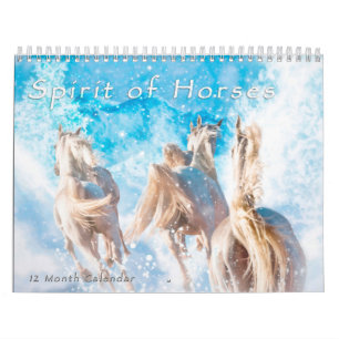 KUNSTSTOF VAN HORSES KALENDER
