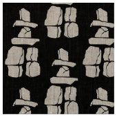 Kunststof Vancouver Inukshuk Fabrics Linens Stof (Close Up)