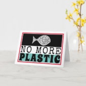 Kunststof vis, klimaatverandering kaart (Gele Bloem)