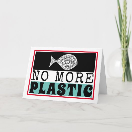 Kunststof vis, klimaatverandering kaart (Voorkant)