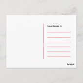 Kunststof vis, vergaderpunt klimaatverandering uit briefkaart (Achterkant)