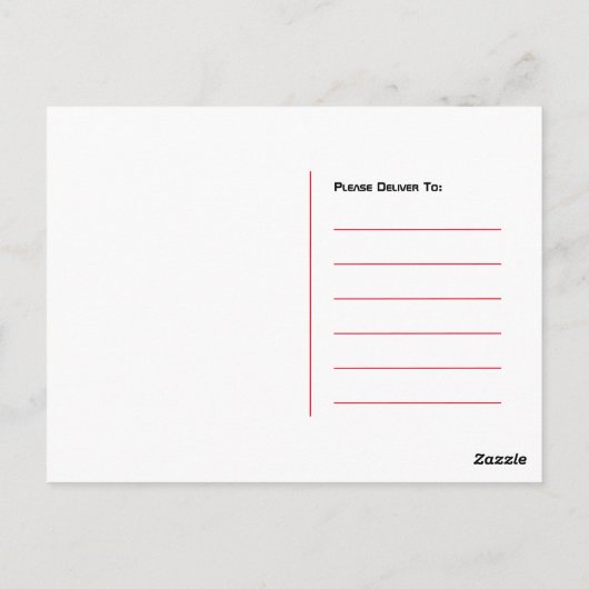 Kunststof vis, vergaderpunt klimaatverandering uit briefkaart (Achterkant)