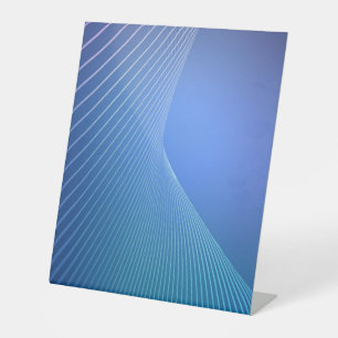 Kunststof voetafdruk 10"X12" Reclamebord Met Voetstuk