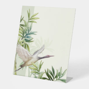 Kunststof voetafdruk 10"X12" Reclamebord Met Voetstuk