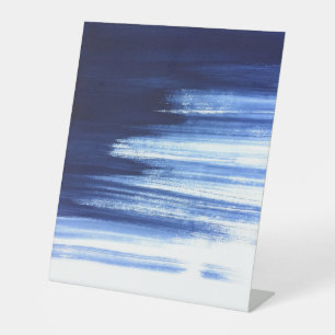 Kunststof voetafdruk 10"X12" Reclamebord Met Voetstuk
