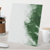 Kunststof voetafdruk 10"X12" Reclamebord Met Voetstuk (Insitu)