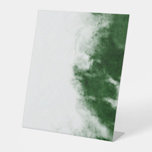 Kunststof voetafdruk 10"X12" Reclamebord Met Voetstuk