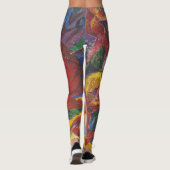 Kunststof vormen van een paard - Umberto Boccioni Leggings (Achterkant)