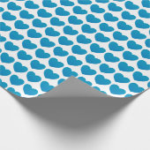 Kunststof zout cadeaupapier (Hoek)