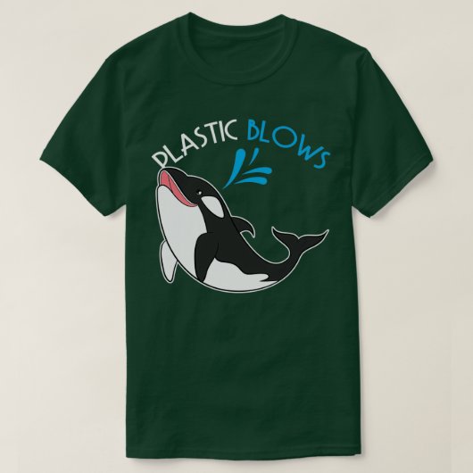 Kunststofblaasjes verhogen het Shirt van walvis (Design voorkant)