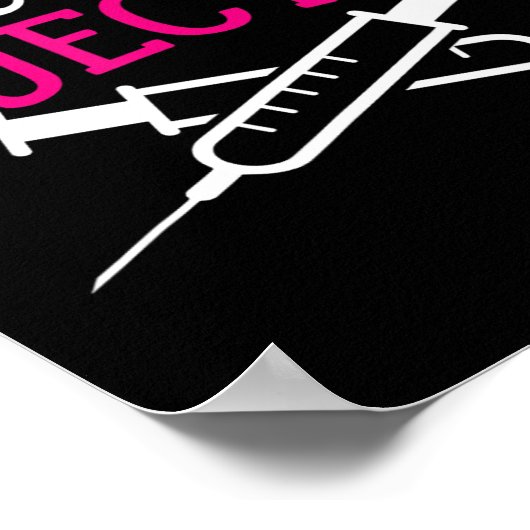 Kunststofchirurgie Cosmetische zwelling Injector B Poster (Hoek)