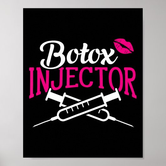 Kunststofchirurgie Cosmetische zwelling Injector B Poster (Voorkant)