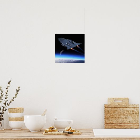Kunststofconcept luchtmacht Hypersonic Cruise Vehi Poster (Keuken)