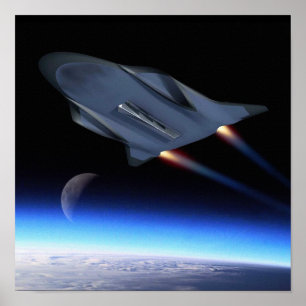 Kunststofconcept luchtmacht Hypersonic Cruise Vehi Poster