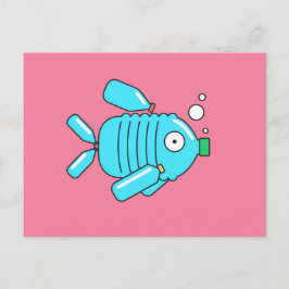 Kunststofflesvissen // Bewustzijn van klimaatveran Briefkaart