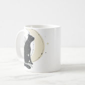 kunststofkat koffiemok (Voorkant links)