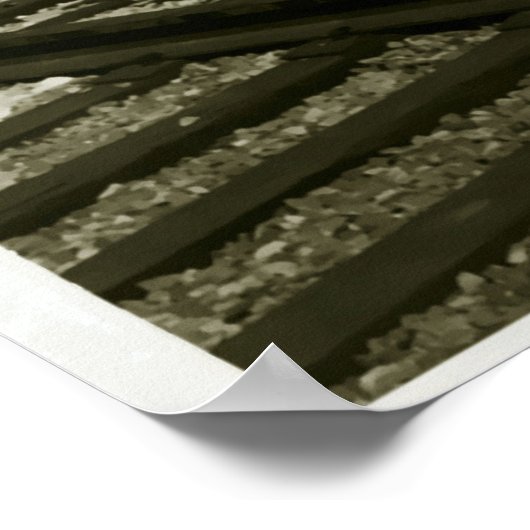  kunststoflocomotief "Steampunk" Poster (Hoek)