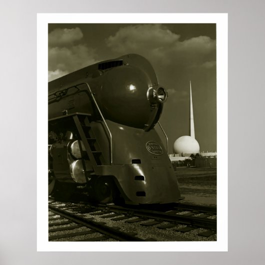 kunststoflocomotief "Steampunk" Poster (Voorkant)