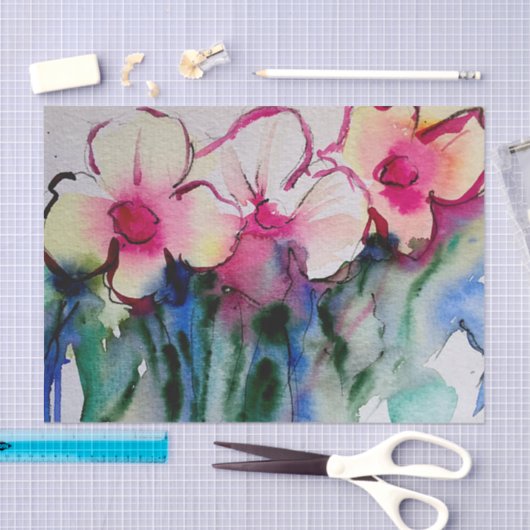 Kunststofpapier voor kleurrijke bloemen tissuepapier (Craft)