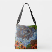 Kunststoftranslichaamzak van "Beeld als Van Gogh" Crossbody Tas (Voorkant)