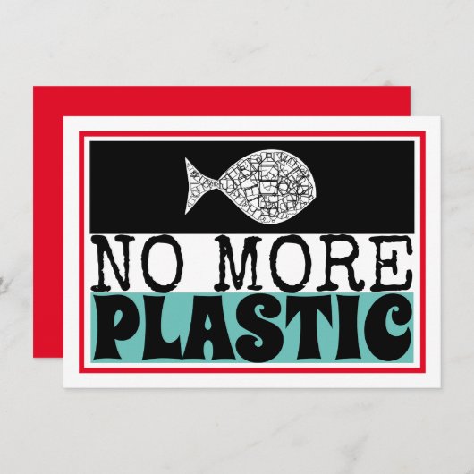 Kunststofvissen, details klimaatverandering informatiekaartje (Voorkant / Achterkant)