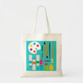 Kunststofvoorraad Design canvas tas (Voorkant)